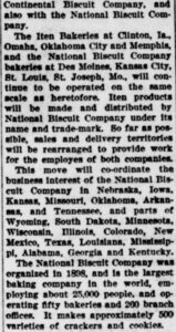 Nabisco/Iten-Barmettler announcement pg2